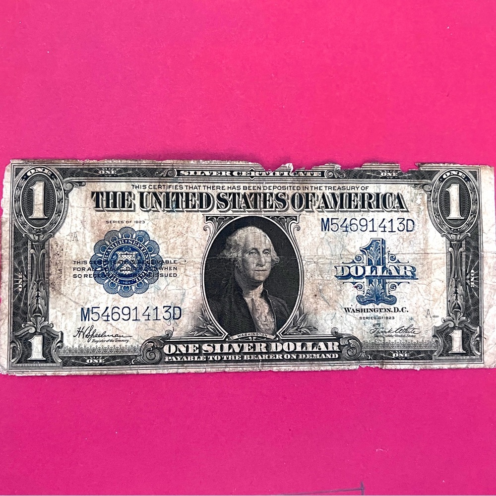 Rare 1923 “Horse Blanket” Silver Certificate! - Picture 2 of 7